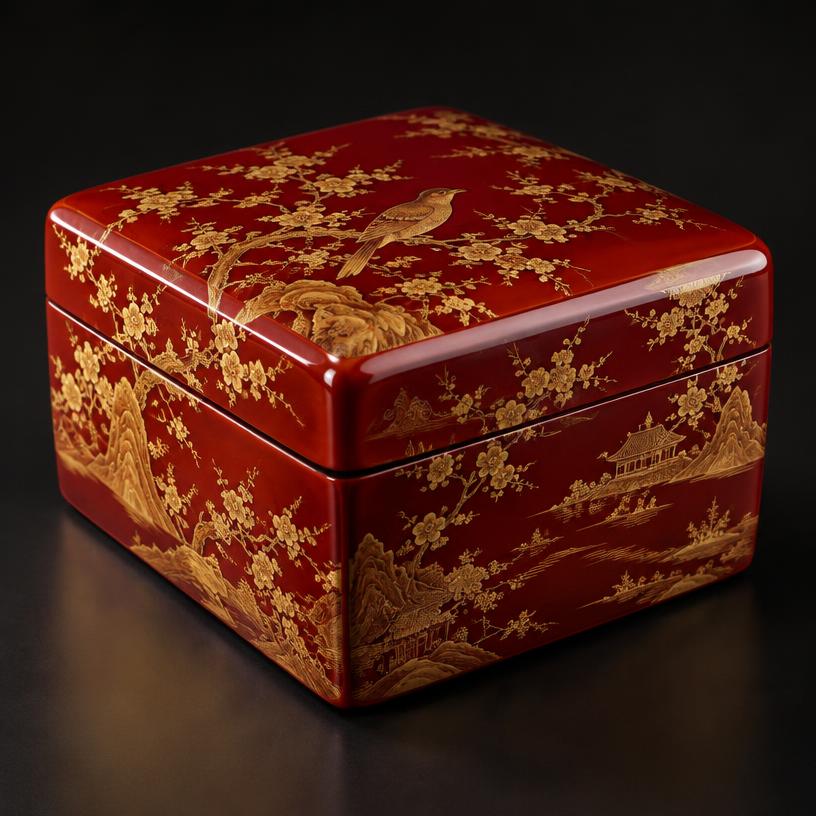 大漆描金